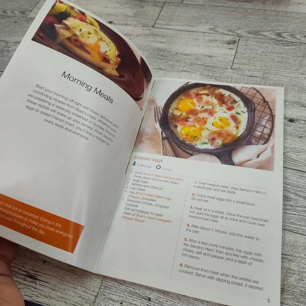 Delicious Dishes Boars Head Cookbook Booklet 1990s Recipes Preloved‎ Vtg